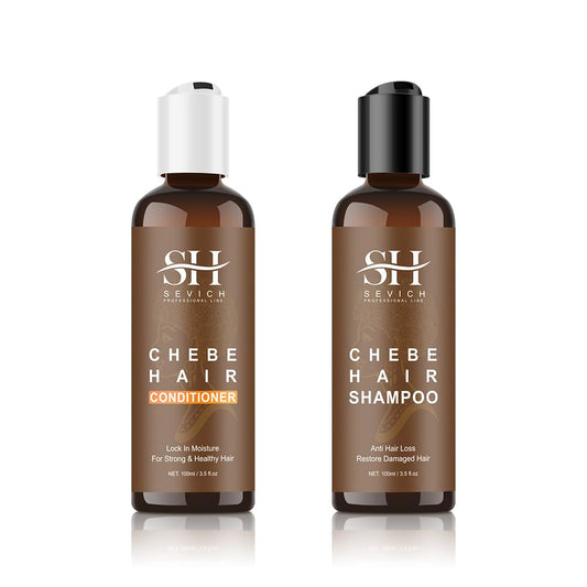 SEVICH Naturals Chebe Shampoo & Conditioner Set - with 100% African Chebe Essence Powder, Thin Loss Hair Treatment, Moisture&Repair Damaged Hair Root
