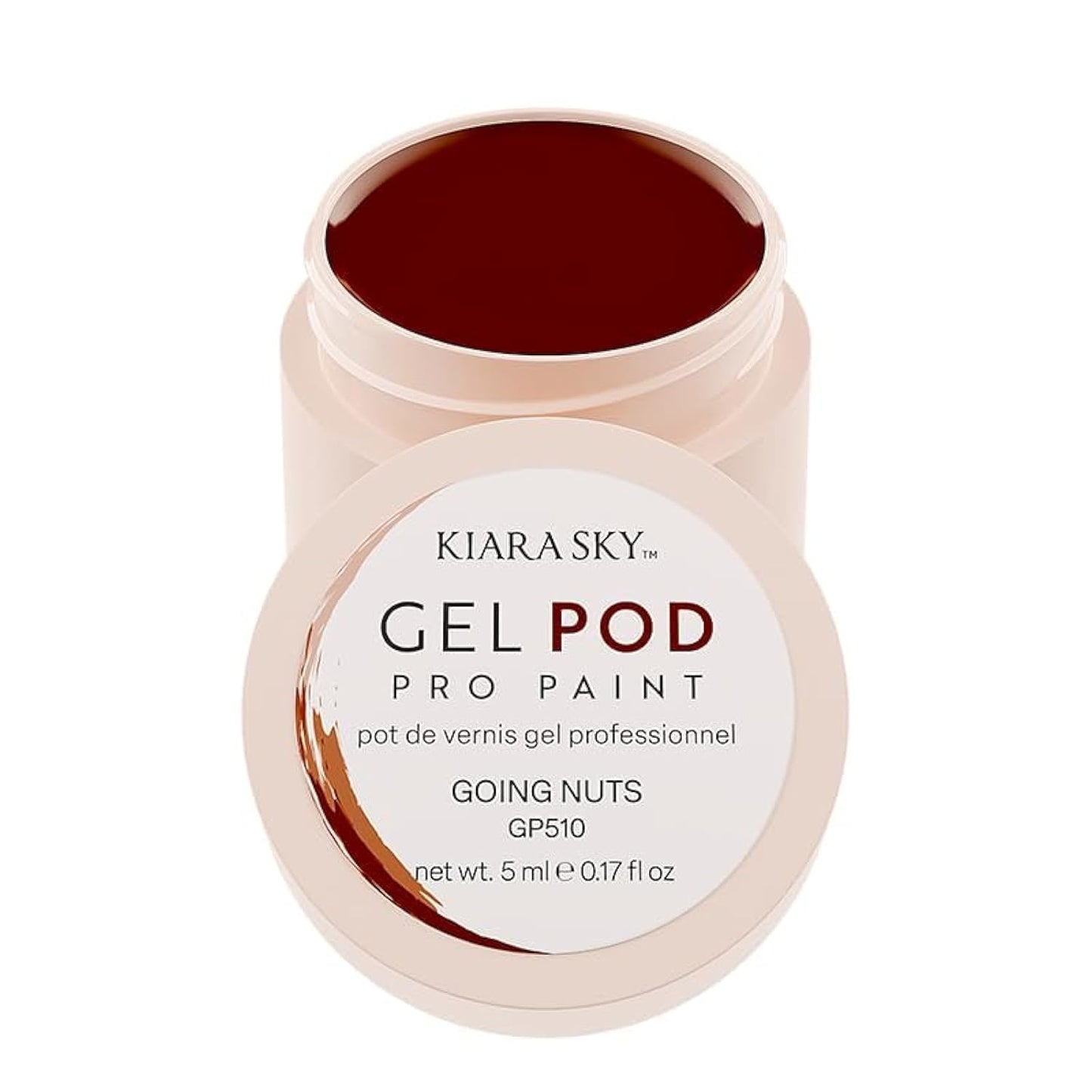 KIARA SKY Professional Nails Gel Art Pod - Ultra Pigmented Gel Art Paints (Going Nuts) Chestnut Brown Beauty & Personal Care KIARA SKY