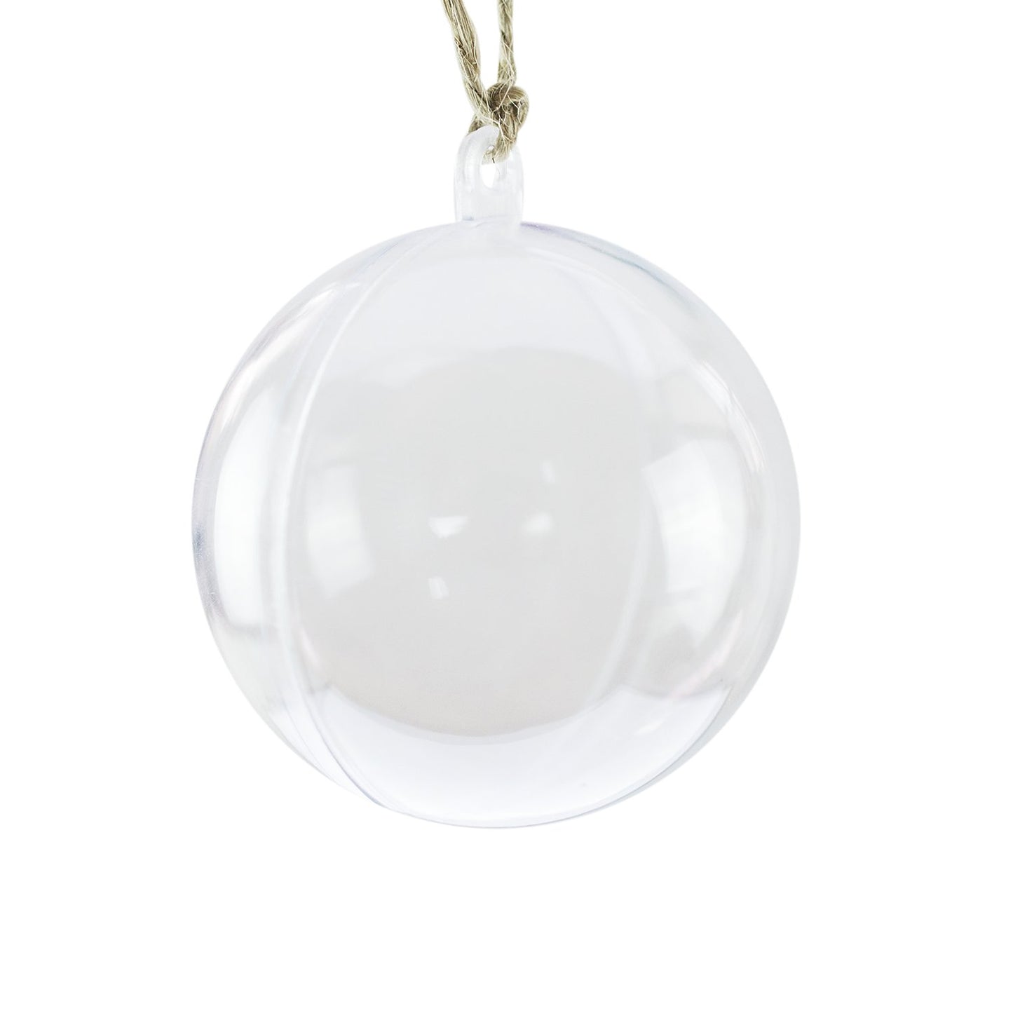 Super Z Outlet Clear Plastic Acrylic Bath Bomb Mold Shells Molding Balls Kit (60mm, 12 Pack)