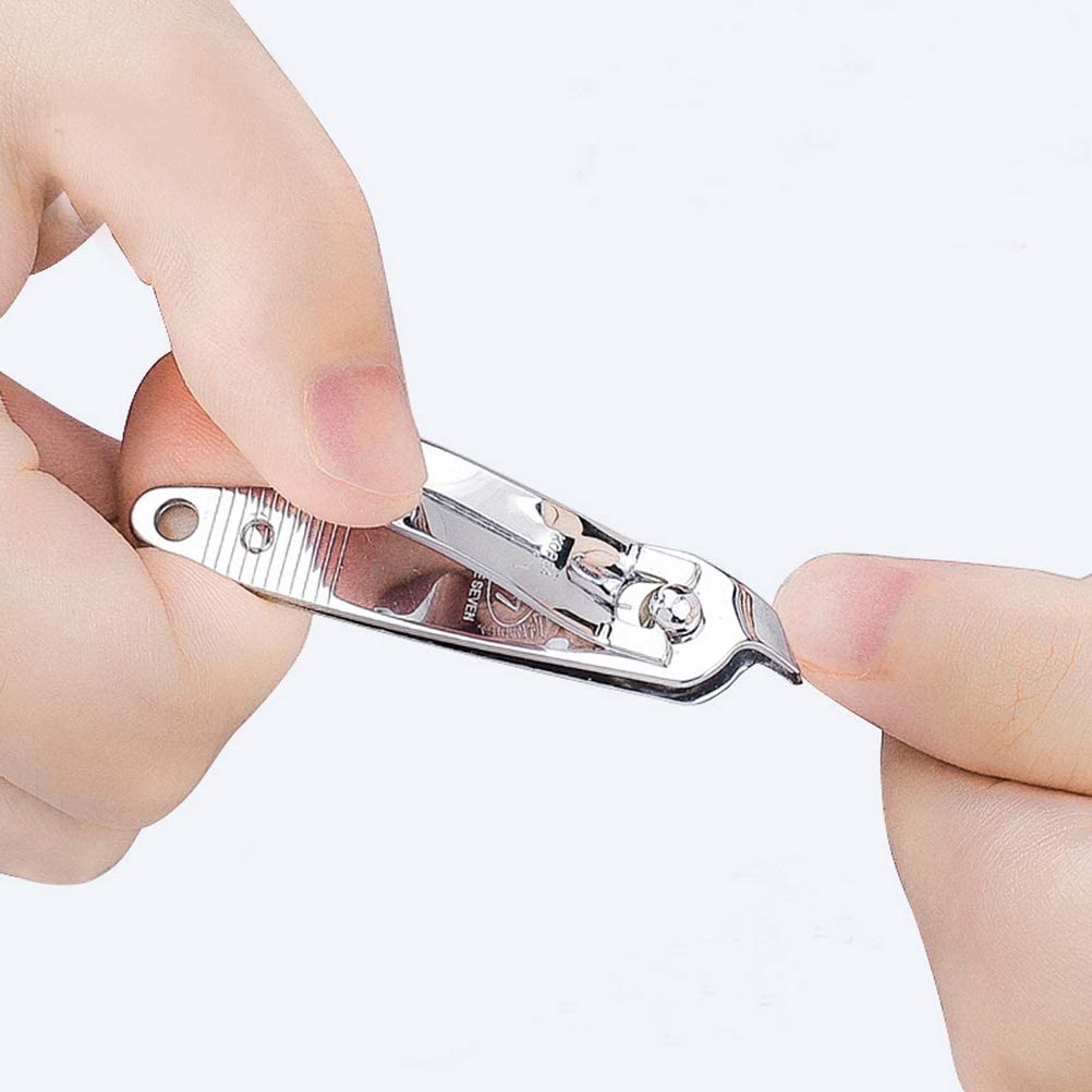 DNHCLL 2 PCS Metal Slanted Edge Nail Cutting Clippers Pedicure Manicure Tool Slanted Tip Cuticle Nail Clipper Cutter Nail Clipper Cutter Pedicure