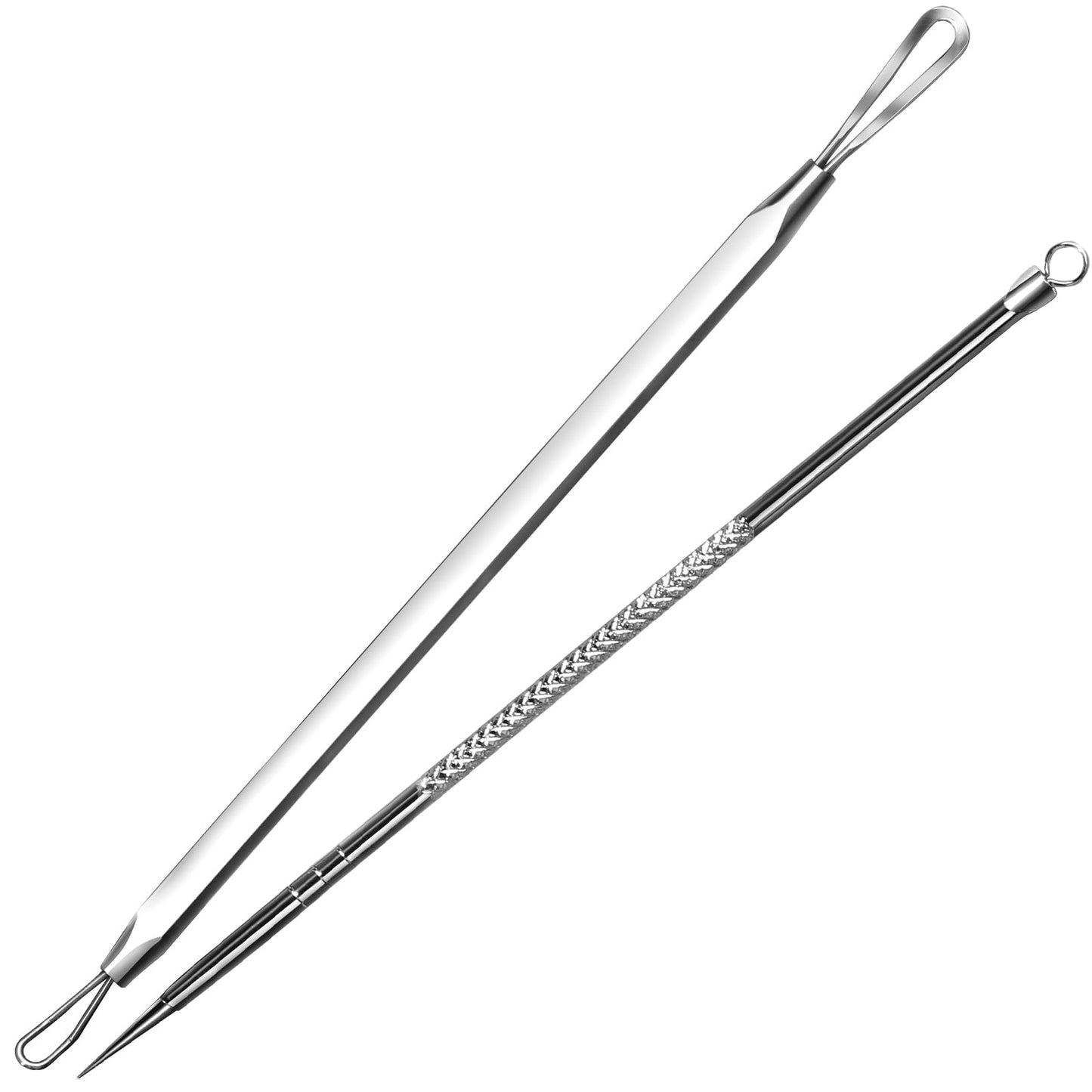 Teenitor Pimple Extractor Acne Treatment Tool Surgical Grade Blackhead Comedone Removal 2-in-1 Popper Tool for Face Nose Blackhead Extractor Tool Beauty and Personal Care Teenitor