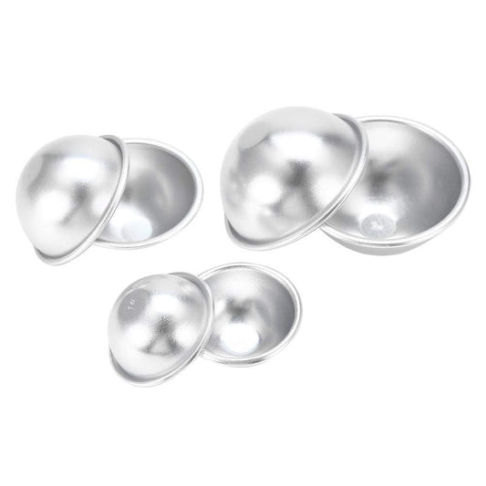 Ymiko Professional Bath Bomb Moulds, DIY Bath Bomb Fizzy Crafting Tools for Bath Bombs Handmade Aluminium Alloy Bath Bomb Molds (#7) Beauty and Personal Care Ymiko