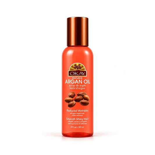 Okay | Argan Oil | For Hair and Skin | Restores Damaged Hair | Protects & Heals Skin | Paraben Free | 2 Ounce