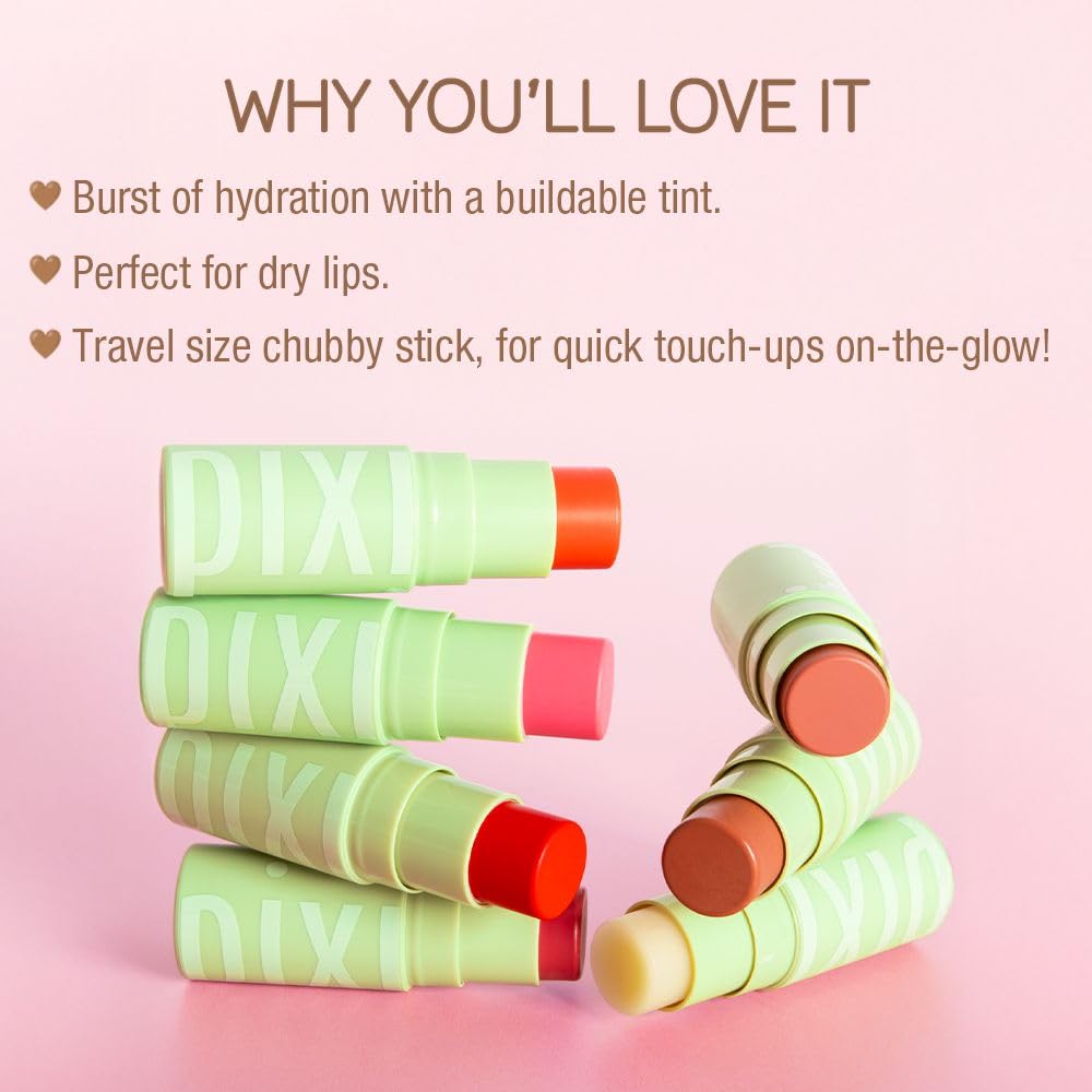 Pixi Beauty +Hydra LipTreat - Tinted Hydrating Lip Balms - In Shade Peach-y - 0.16 oz / 4.8 g Beauty and Personal Care Pixi