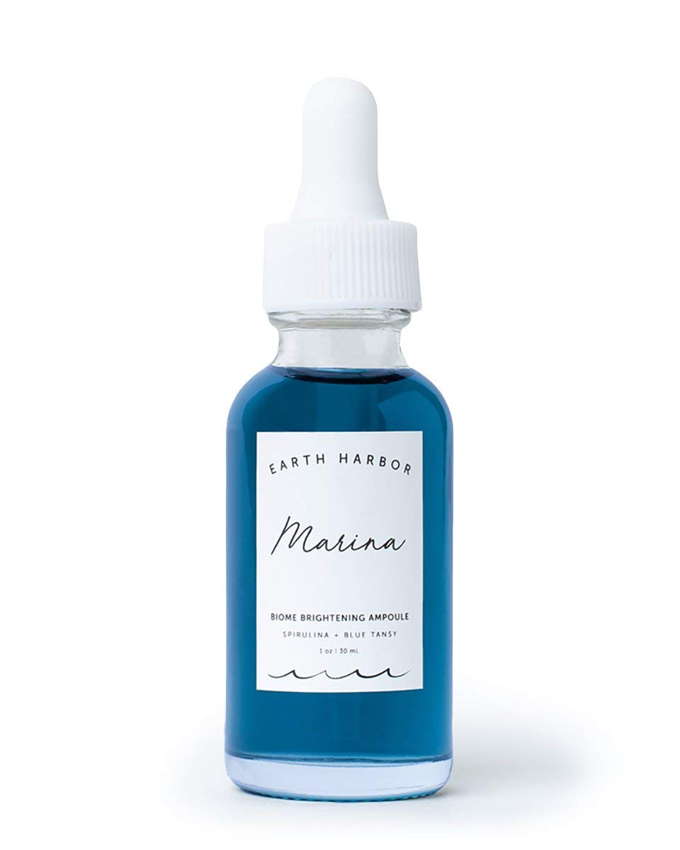 MARINA Biome Brightening Serum Ampoule, 12 Botanical Actives to Reduce Redness, Uneven Tone treatment for body, ampoule serum for All Skin Types, 1 fl