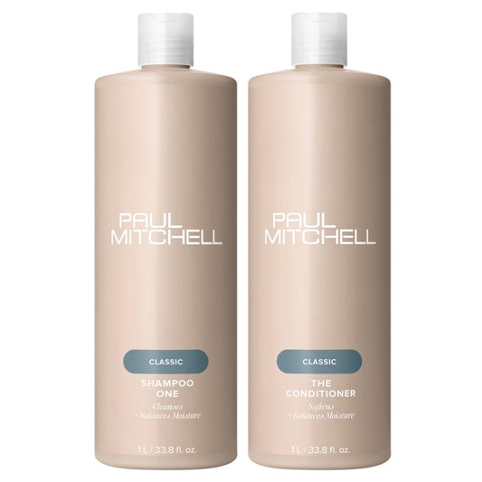 Paul Mitchell Cleanse and Detangle Classic Liter Duo Set