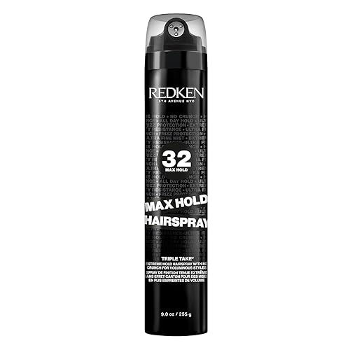 Redken Max Hold Hairspray 32 | Extreme Maximum High Hold Hairspray | Long-Lasting Lift & Body | All-Day Style Control | Dry Finish | 24 Hour Humidity