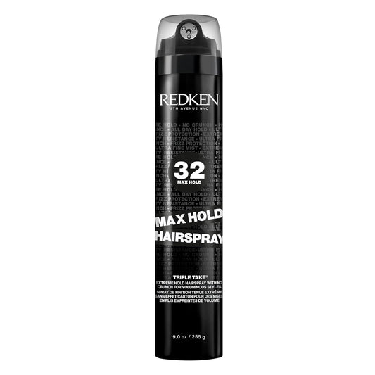 Redken Max Hold Hairspray 32 | Extreme Maximum High Hold Hairspray | Long-Lasting Lift & Body | All-Day Style Control | Dry Finish | 24 Hour Humidity