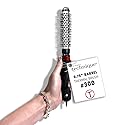 Cricket Technique Thermal Hair Brush #300 0.75” for Blow-Drying, Curling, and Styling - Heat-Retaining Barrel with Anti-Static Tourmaline Bristles
