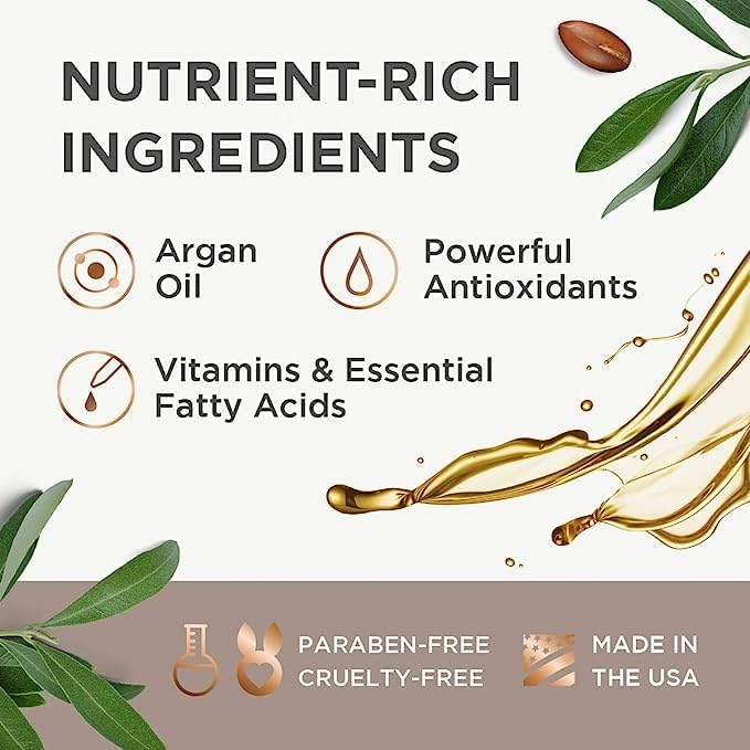 Argan Magic Restorative Hair Mask - Protein Rich Conditioning Hair Mask that Hydrates, Restores And Repairs Damaged Hair | Made in USA, Paraben Free