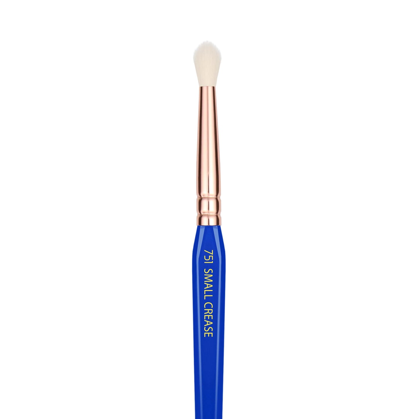 Bdellium Tools Professional Makeup Brush - Golden Triangle 751 Small Crease - With All-Vegan Synthetic Fibers, For Defining the Crease (Blue, 1pc)