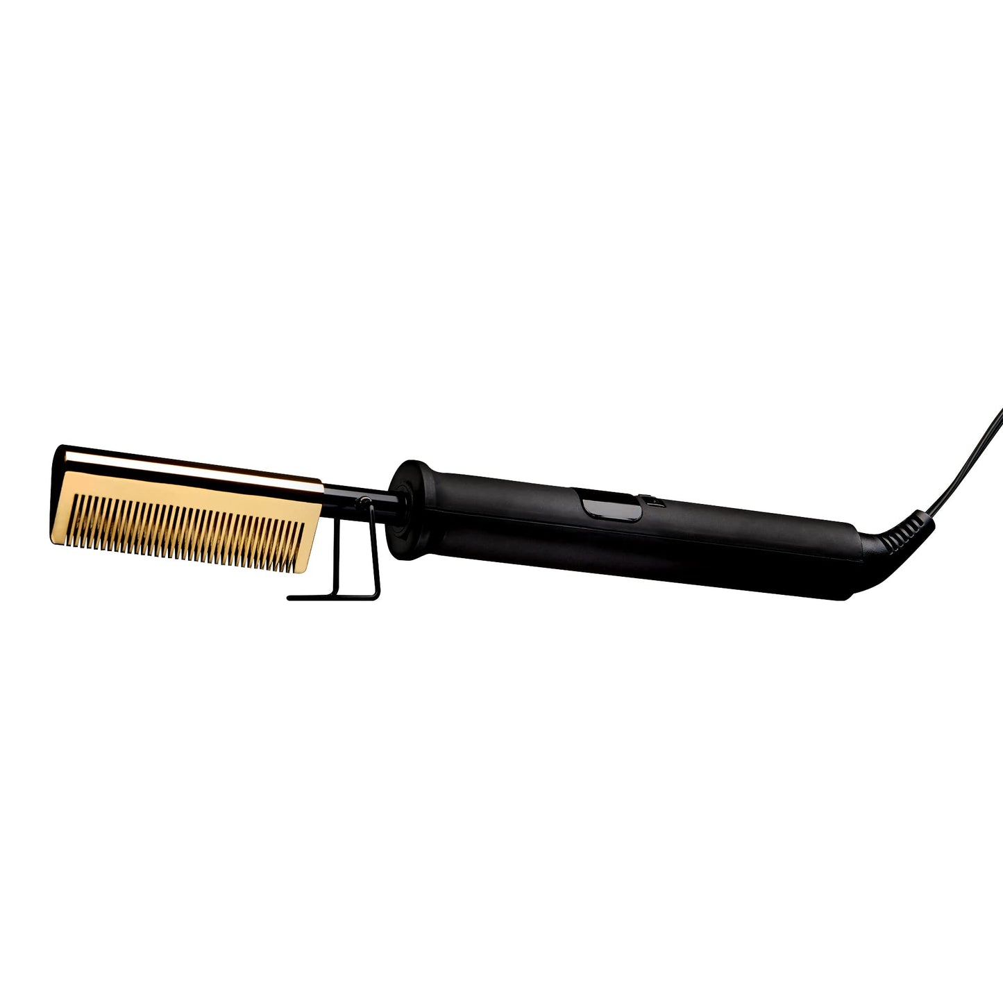 Red by Kiss Hot Comb Hair Straightener 450 Degrees, Straight Teeth Electric Heating Comb, Pressing Comb Brush for Straightening Hair and Beard