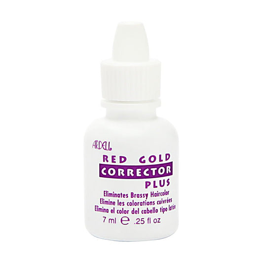 Ardell Hair Color Corrector for Red & Gold Tones - Eliminates Brassiness, Refreshes Blonde & Grey Hair Color Toner, Strong Formula, 0.25 fl oz