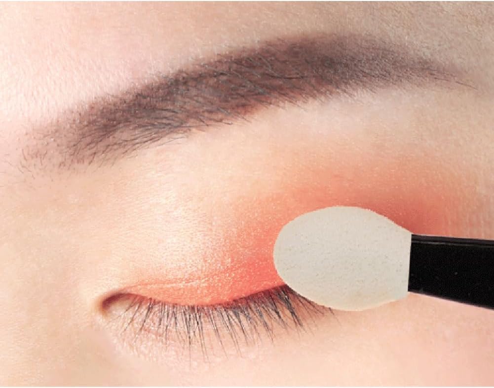 BWESOO 100 Pcs Small Eyeshadow Applicators Eye Shadow Sponge Applicator Sticks Eye Makeup Applicators Sponge Tip Make up Applicators Eyeshadow