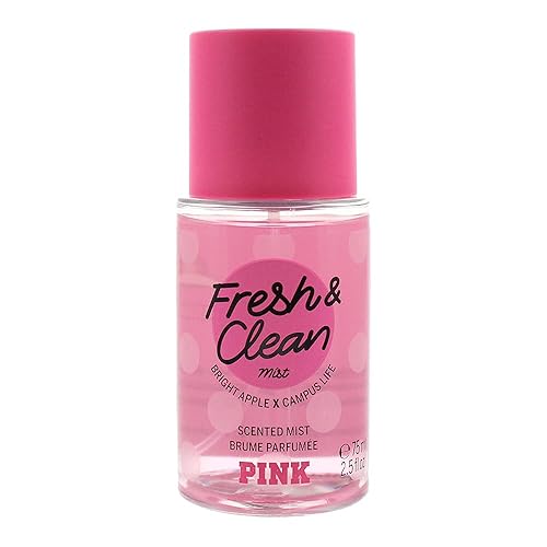 Pink Fresh and Clean Body Mist by Victorias Secret for Women - 2.5 oz Body Mist