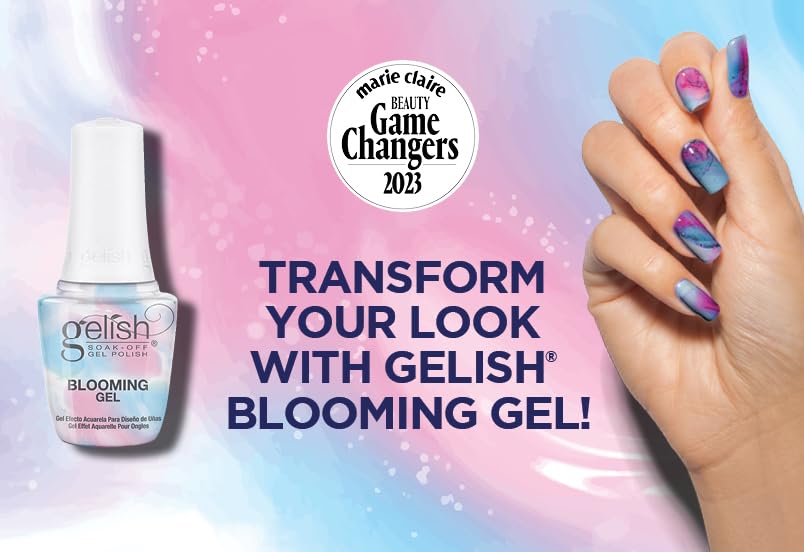Gelish LED Marble & Watercolor Nail Art Design Coat - Blooming Gel, 15mL Beauty & Personal Care Gelish