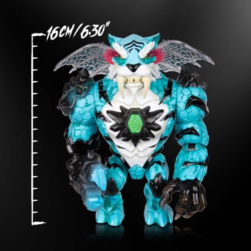 MrBeast Lab Apex Beast Tiger Collector Figure – 6.25" Articulated Action Toy with Chomp Jaw, Extreme Detailing & Premium Packaging (Styles Vary)