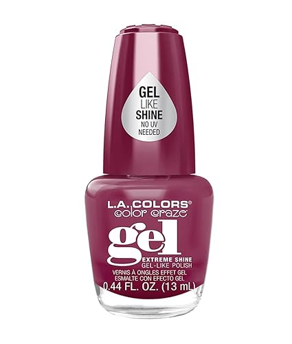 L.A. COLORS Gel Shine Nail Enamel Polishtea Time, 0.44 Fl Oz