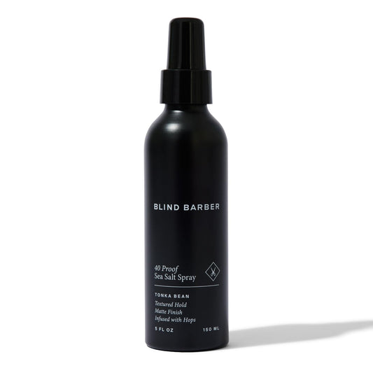 Blind Barber 40 Proof Sea Salt Spray for Men - Salt Water Hair Spray for Volume & Texture - Water-Based Matte Finish with Light-Medium Hold - Enhances