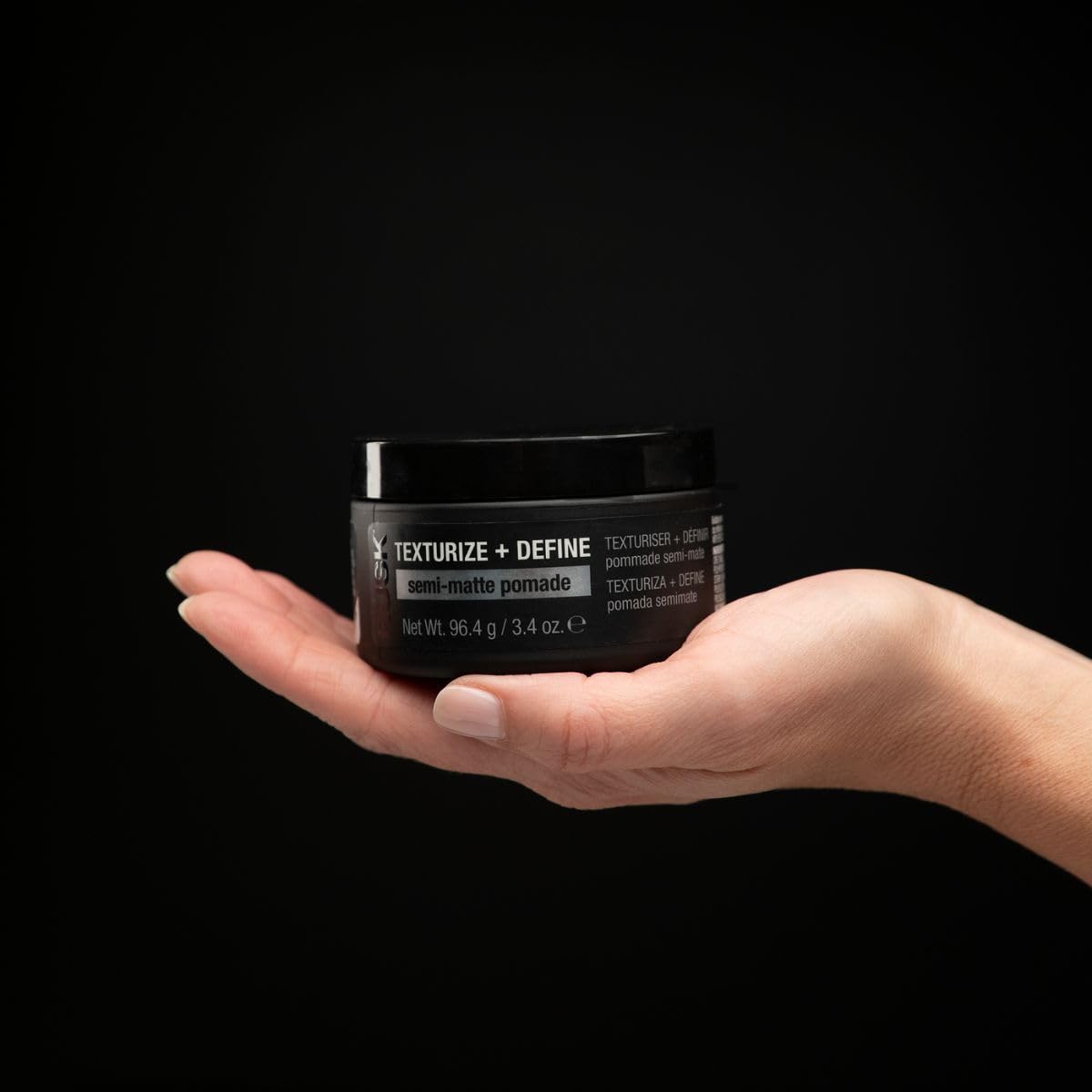 RUSK Semi-Matte Pomade, Texturize + Define, Creates Definition and Texture, Lightweight, Fights Humidity, 3.4 oz