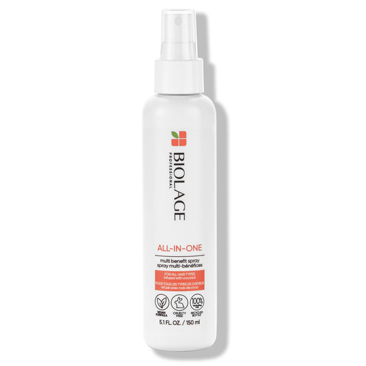 Biolage All-In-One Coconut Infusion | Multi-Benefit Treatment Spray For All Hair Needs | With Coconut | For All Hair Types | Sulfate & Paraben-Free |
