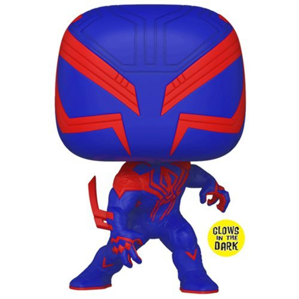 Funko Pop! Movies: Spider-Man Across the Spider-Verse Spider-Man 2099 Glow-in-the-Dark Pop! Vinyl Figure - Entertainment Earth Exclusive, (FUN68370)