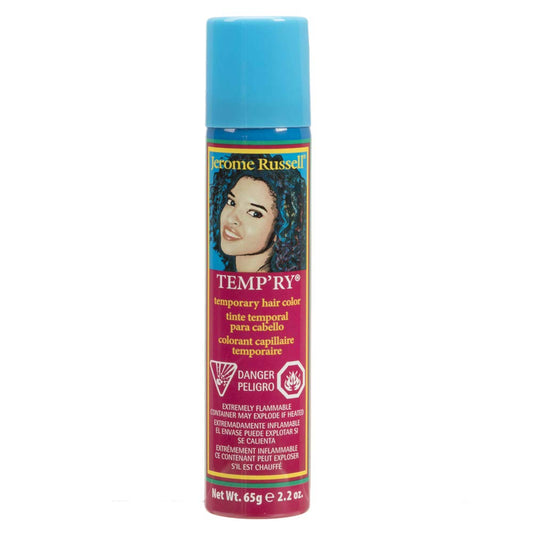Jerome Russell Temporary Hair Color Spray, Blue Black - Intense Spray-On Temporary Hair Color, Fast-Drying, Non-Sticky, Travel Size Hair Dye Beauty & Personal Care Jerome Russell