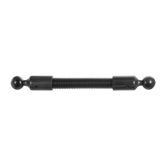 iBOLT (10 inch) 25mm / 1 inch to 25mm / 1 inch Flexible Extension Ball Adapter for Industry Standard Dual Ball Socket mounting arms