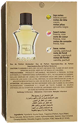 Nu Parfums Black is Black By Nuparfums for Women - 3.4 Oz Edp Spray, 3.4 Oz