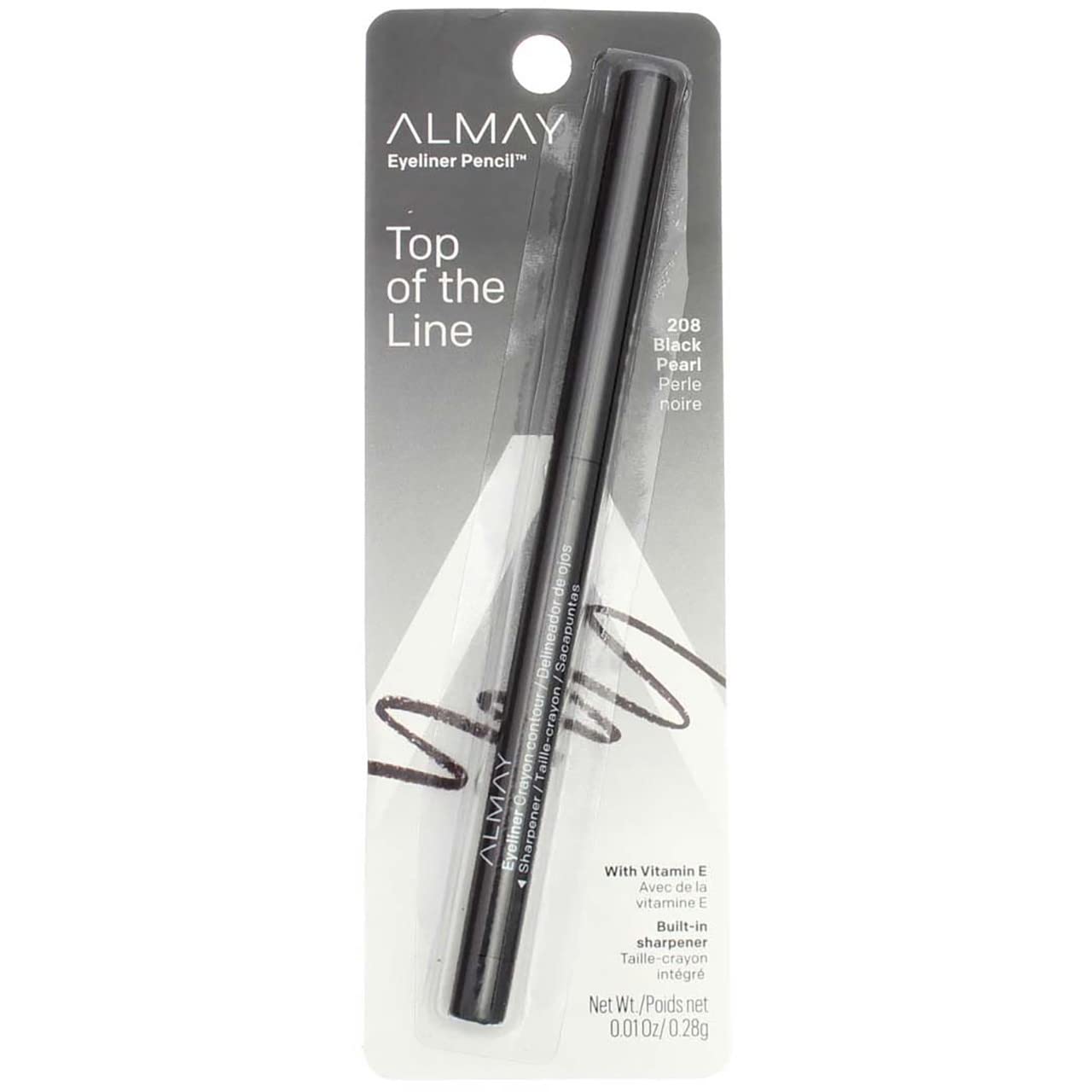 Almay intense i-color Eyeliner, Black Pearl, 0.01 ounces (Pack of 2)