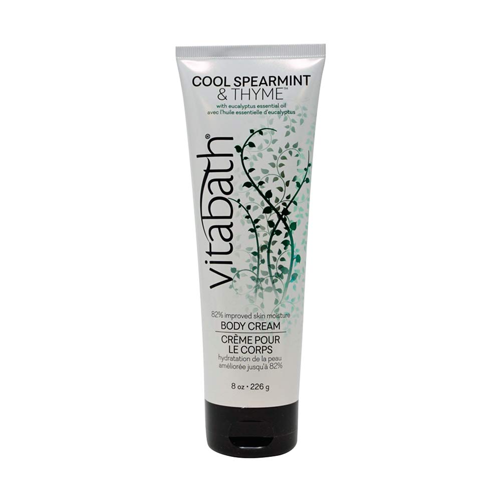 Vitabath Body Cream, Cool Spearmint & Thyme, 8 Fluid Ounce