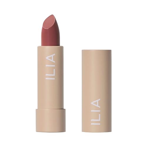 ILIA - Color Block Lipstick | Non-Toxic, Vegan, Cruelty-Free, Hydrating + Long Lasting, No Budge Color with Full Coverage (Wild Rose (Mauve With