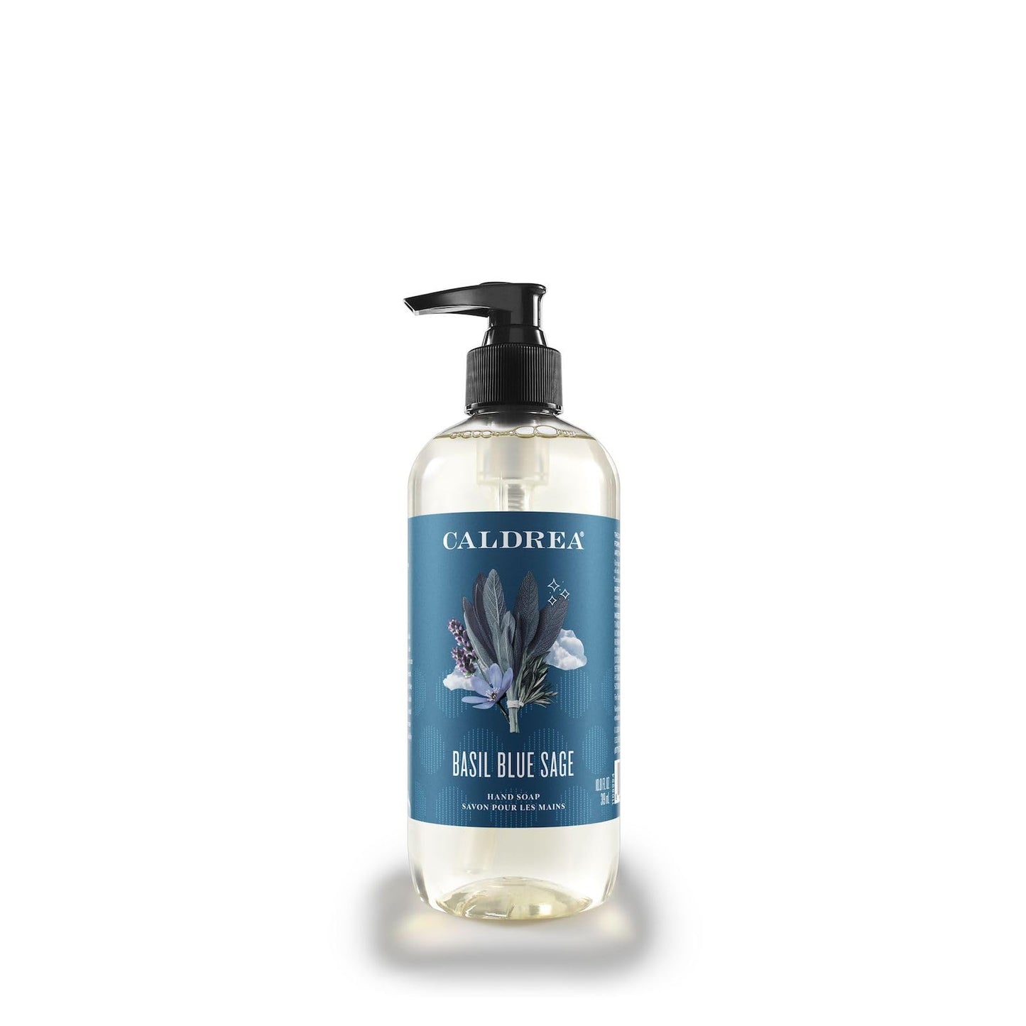 Caldrea Hand Wash Soap, Basil Blue Sage Scent, 10.8 Oz
