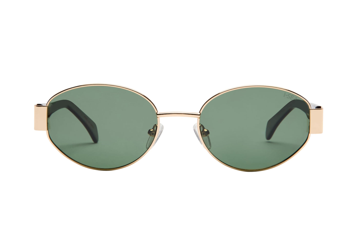I-SEA Women's Sunglasses - Lennox (GOLD/GREEN POLARIZED)