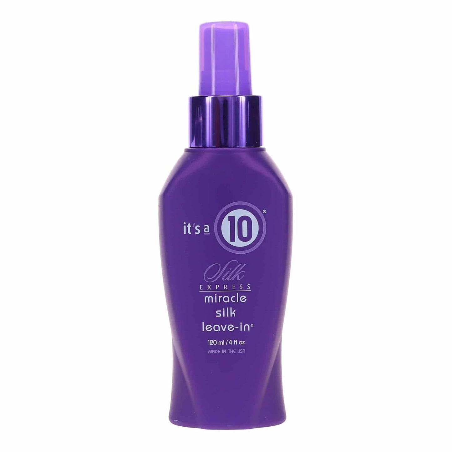 It's a 10 Haircare Silk Express Miracle Leave-In Product, 4 Fl Oz