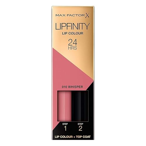 Max Factor Lipfinity Lip Stick for Women, # 010 Whisper, 4.2 Gram
