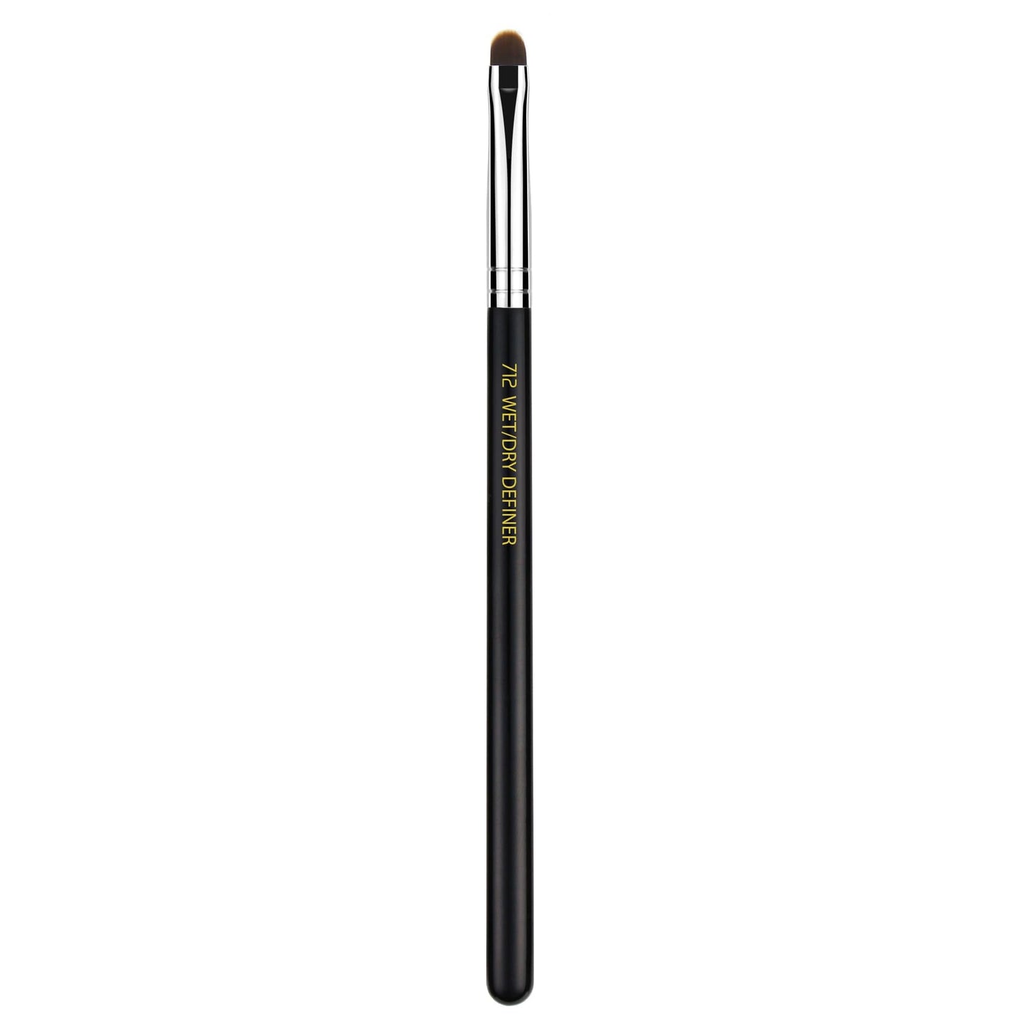 Bdellium Tools Professional Makeup Brush - Maestro Series 712 Wet/Dry Definer - With Soft Synthetic Fibers, For Precise Application (Black, 1pc)