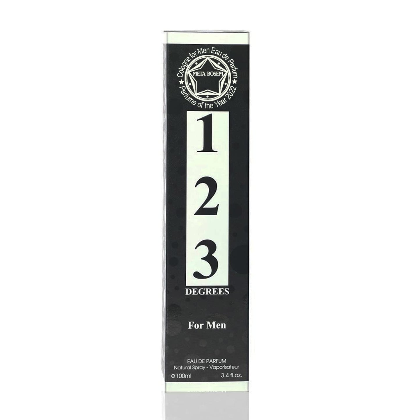 META-BOSEM 123 DEGREES, Men's Cologne Eau de Parfum Natural Spray - Floral Element - Masculine Scent - Great Holiday Gift - for All Day Use - a Beauty & Personal Care META-BOSEM