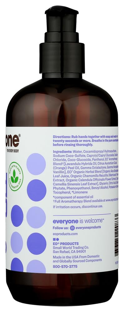 Everyone Lavender Coconut Hand Soap, 377 ML