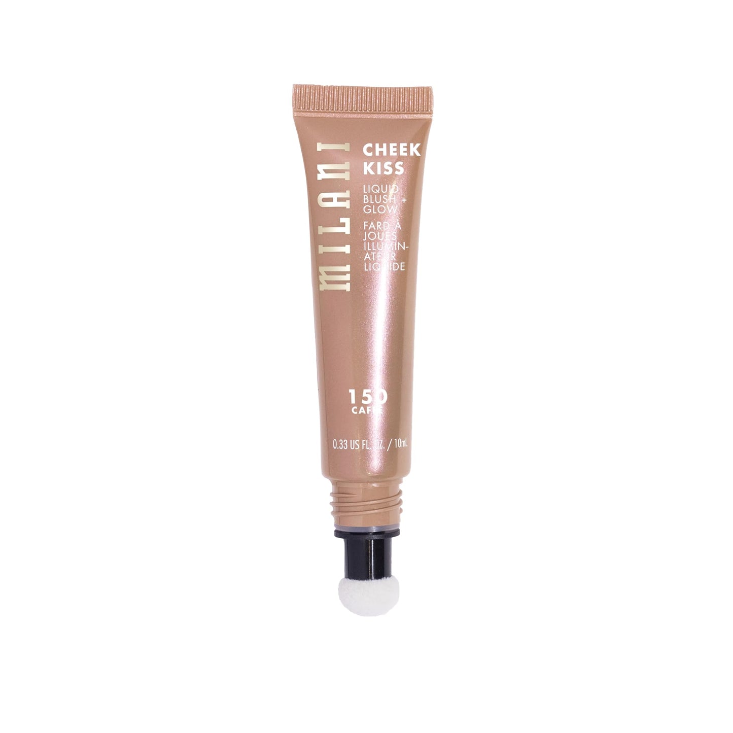 Milani Cheek Kiss Liquid Blush + Glow, Creamy 2-in-1 Blush for Cheeks and Highlighter Makeup for Dewy, Radiant Finish - 150 Caffe