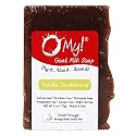O My! Goat Milk Soap 6oz Bar - Vanilla Sandalwood | Made with Farm-Fresh Goat Milk | Moisturizes dry skin | Gently Exfoliates | Paraben Free | Leaping