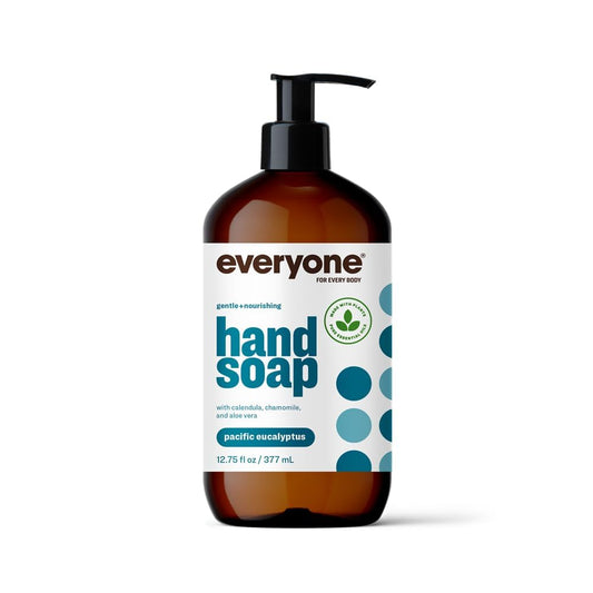 Everyone Liquid Hand Soap, 12.75 Ounce (Pack of 1), Pacific Eucalyptus, Plant-Based Cleanser with Pure Essential Oils Beauty & Personal Care everyone for every body