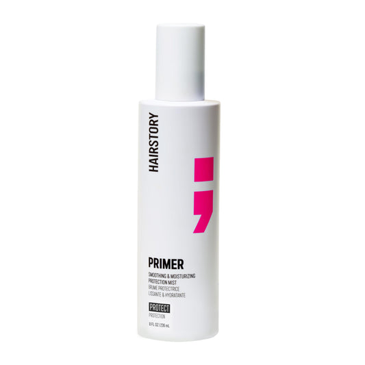 Hairstory Primer - Leave In Heat Protectant Spray for All Hair Types, UV Protection, Smoothing Detangler, Humidity Shield, Moisturizing Hair Mist, 8 Beauty & Personal Care Hairstory