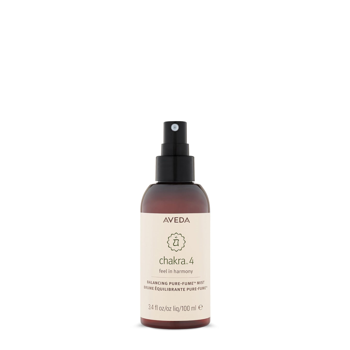 Aveda Chakra 4 Balancing Pure-Fume Mist: Heart | Body & Room Spray | Balances Power Chakra | With Sandalwood, Organic Mandarin & Palmarosa, 3.4 Fl Oz