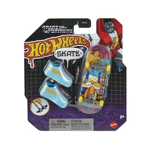 Hot Wheels Skate Transformers Starscream Finger Skateboard