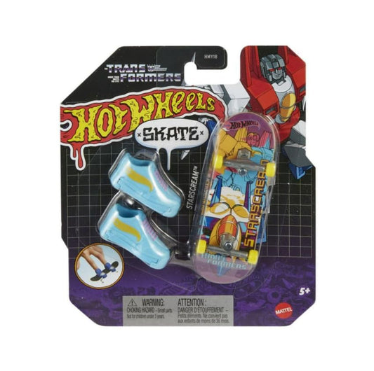 Hot Wheels Skate Transformers Starscream Finger Skateboard