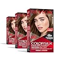 Revlon Colorsilk Beautiful Color Permanent Hair Color, (OLD VERSION) 51 Light Brown (Pack of 3)