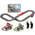 Carrera GO Battery Operated 1:43 Scale Slot Car Racing Toy Track Set with Jump Ramp for Kids Ages 5 Years and Up, Mario Kart