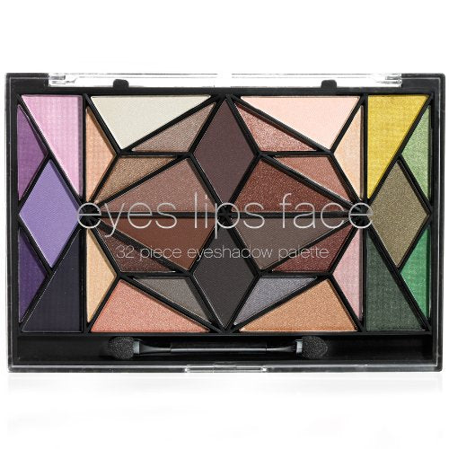 e.l.f. 32 Piece Vol 4 Geo Eyeshadow Palette, 0.99 Ounce