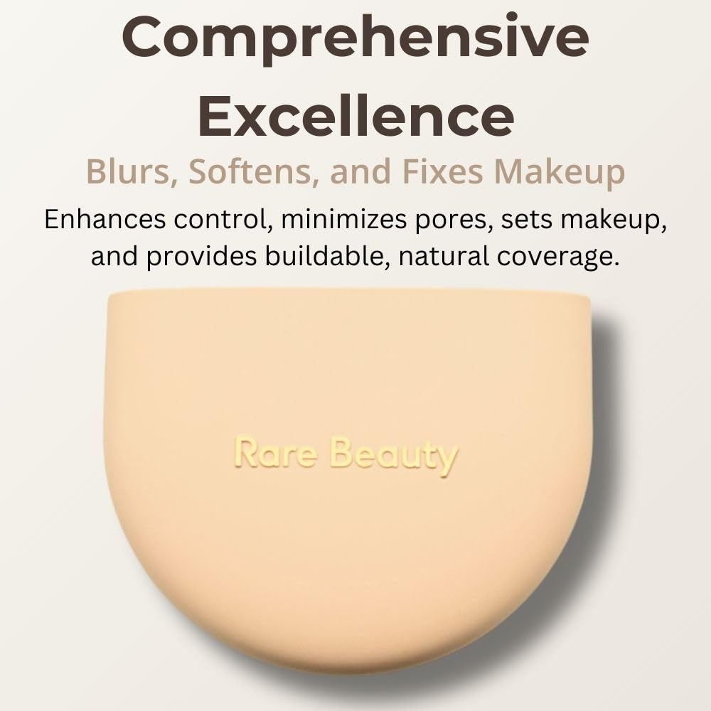 Rare Beauty True to Myself Tinted Pressed Talc-Free Finishing Powder - Light Beige - Light Medium with Neutral Peach Undertone